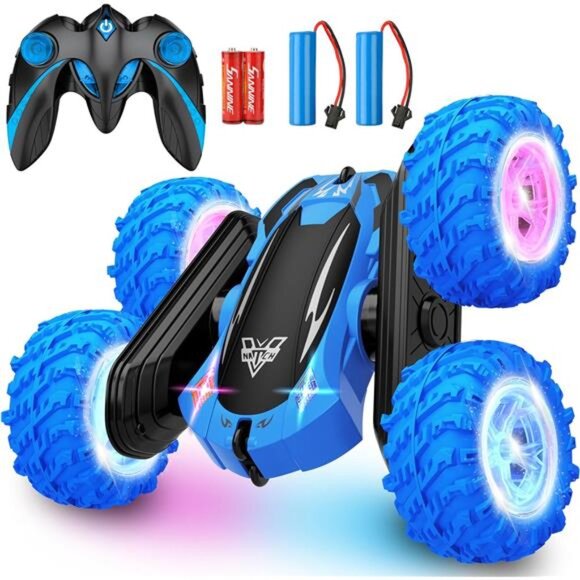 Remote Control Car, 2.4GHz Double Sided 360° Flips Rotating Electric Race RC - Picture 1 of 7